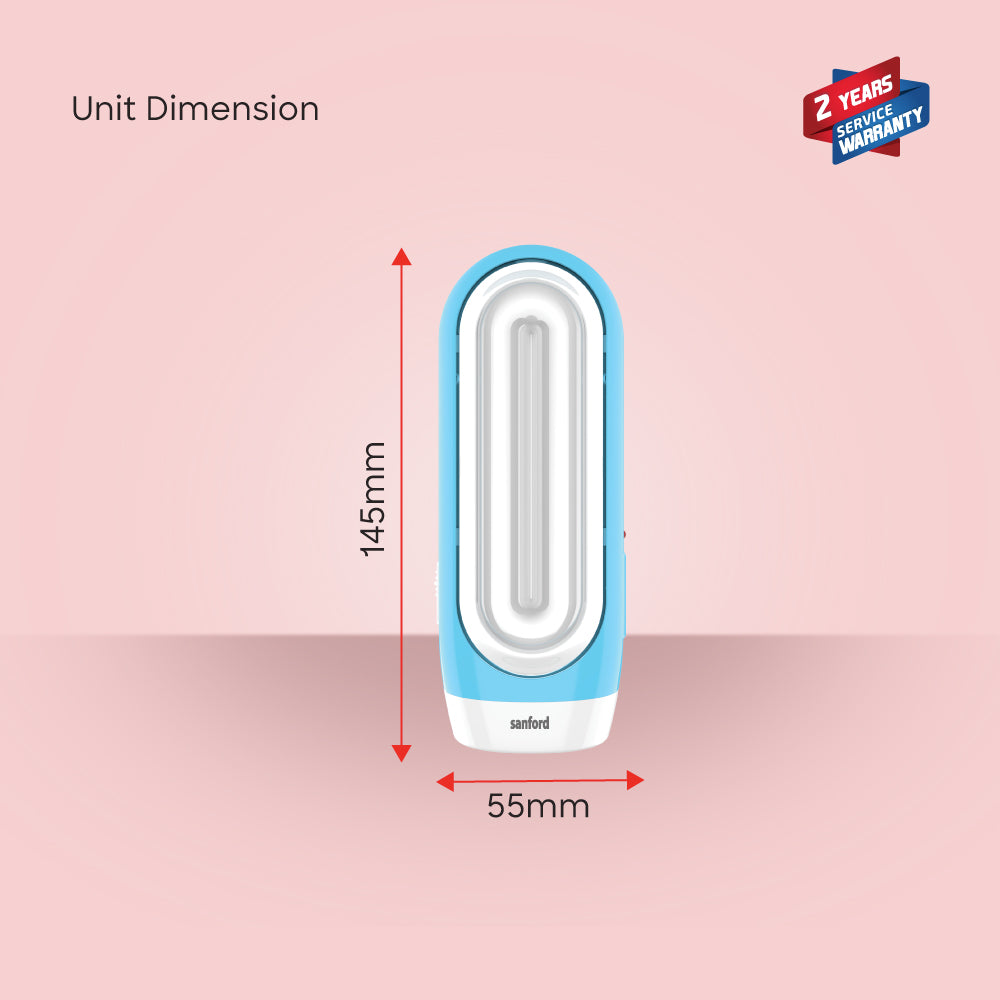 Sanford 2 in 1 Rechargeable Emergency Light with Torch and 4Hour Runtime | SF2733EL - buysanford